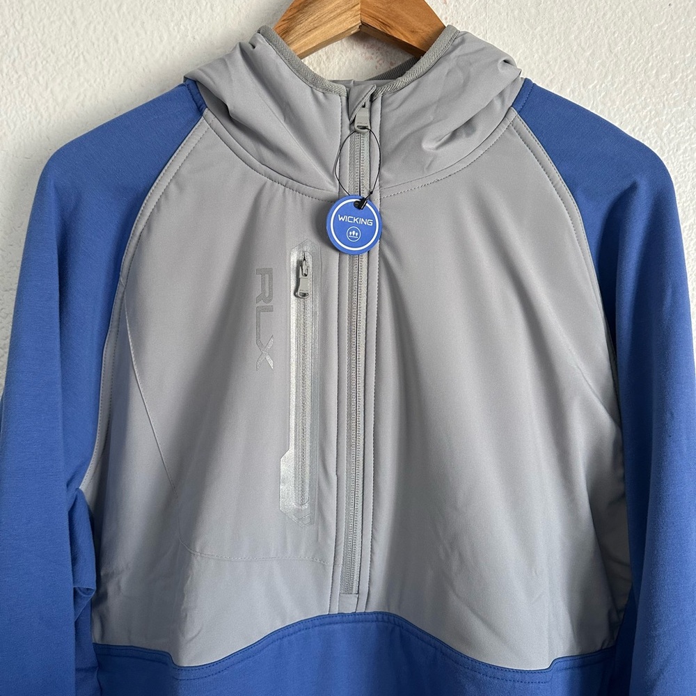 Golf Hoodie Polo Ralph Lauren RLX Athletic Knit Sport PWing Riviera Men Size XL - Picture 2 of 8
